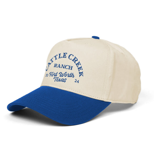 Cattle Creek Ranch Vintage Trucker Hat | Natural Blue
