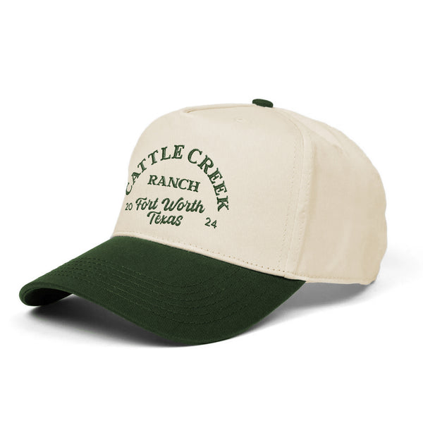 Cattle Creek Ranch Vintage Trucker Hat | Natural Green